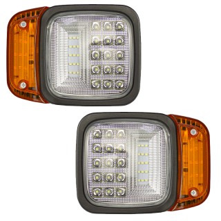 Диодни (LED) фарове с мигач, къси и дълги 12V 24V 1бр