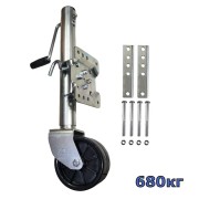 Опорно колело за ремаркета и каравани с двойна гума 680кг