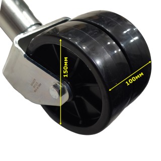 Опорно колело за ремаркета и каравани с двойна гума 680кг