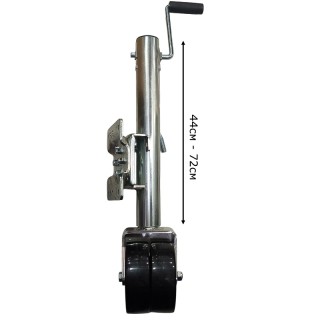 Опорно колело за ремаркета и каравани с двойна гума 680кг