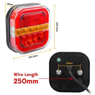 Диодни (LED) стопове за ремарке 2бр 12V / 24V