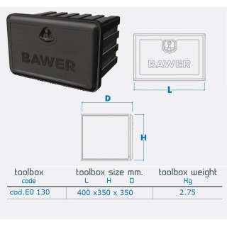 Кутия за инструменти за камион BAWER