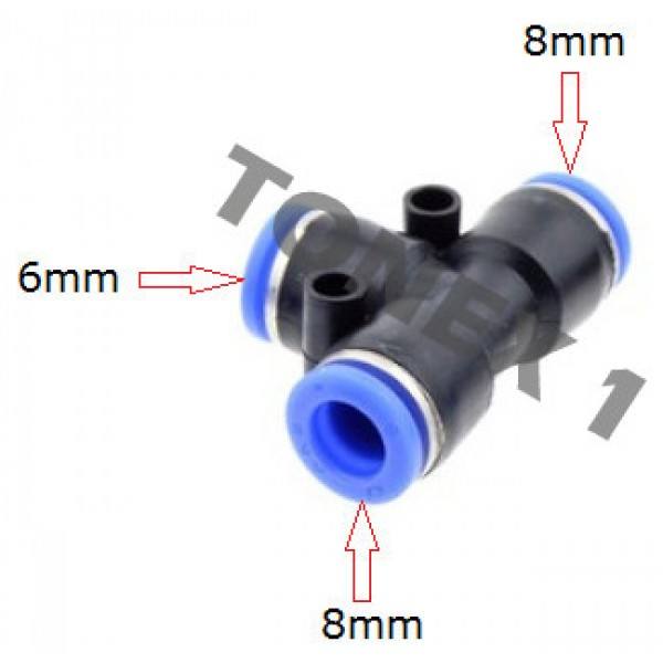 ᐉ Brza Vrzka Za Vzduh Trojnik 8 8 6mm Toneks 1