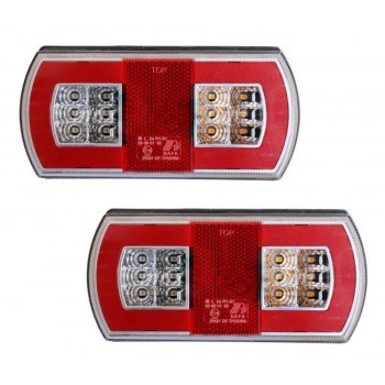 Диодни (LED) стопове за ремарке комплект 12V / 24V