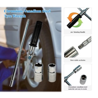 Ключ за гуми комбиниран 17, 19, 21, 23мм