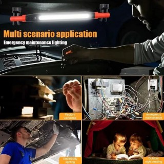 Акумулаторна работна лампа с магнити и куки