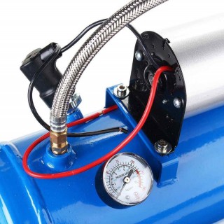 Въздушен компресор 12V с резервоар 6л, 150 PSI (8 Bar)