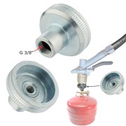 Накрайник за зареждане на туристически газови бутилки