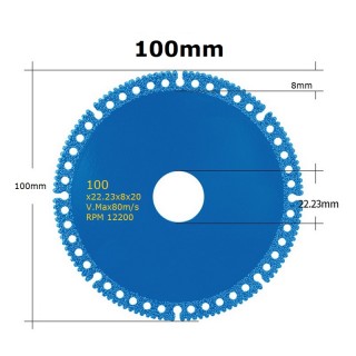 Универсален диамантен диск за рязане 100мм