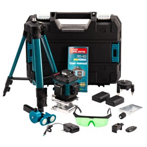 Професионален 4D лазерен нивелир с 16 линии четири точков самонивелиращ