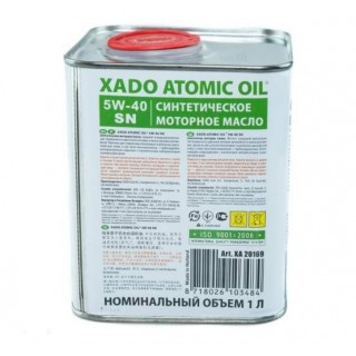 XADO Atomic Oil 5W-40 SN